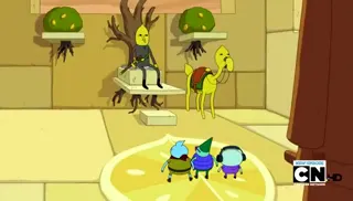 Adventure time-The pup gang meets lemongrab at 00:00 — JAMAICA