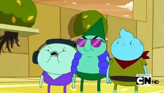 Adventure time-The pup gang meets lemongrab at 00:38 — TUFFY
