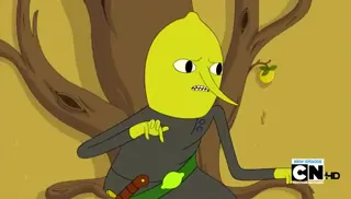 Adventure time-The pup gang meets lemongrab at 00:14 — JAMAICA