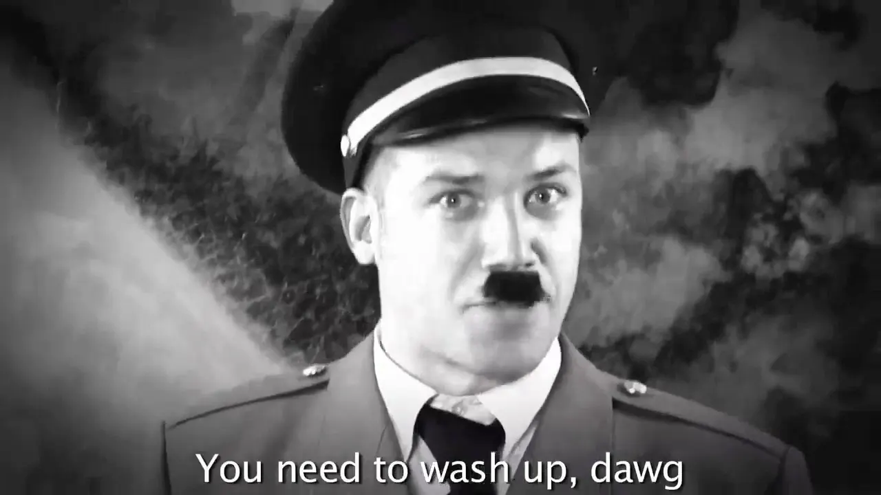 Darth Vader vs. Hitler — Epic Rap Battles at 00:59 — HITLER