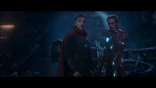 Guardians meet avengers at 00:14 — IRON MAN