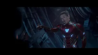 Guardians meet avengers at 02:09 — IRON MAN