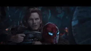 Guardians meet avengers at 01:54 — SPIDERMAN