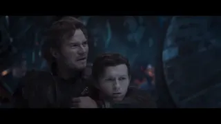 Guardians meet avengers at 02:04 — SPIDERMAN