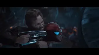 Guardians meet avengers at 01:33 — STAR LORD