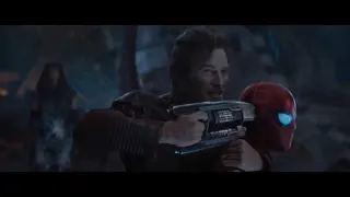 Guardians meet avengers at 01:46 — STAR LORD