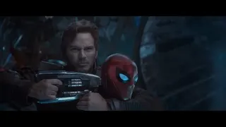 Guardians meet avengers at 01:51 — STAR LORD