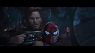 Guardians meet avengers at 01:56 — STAR LORD