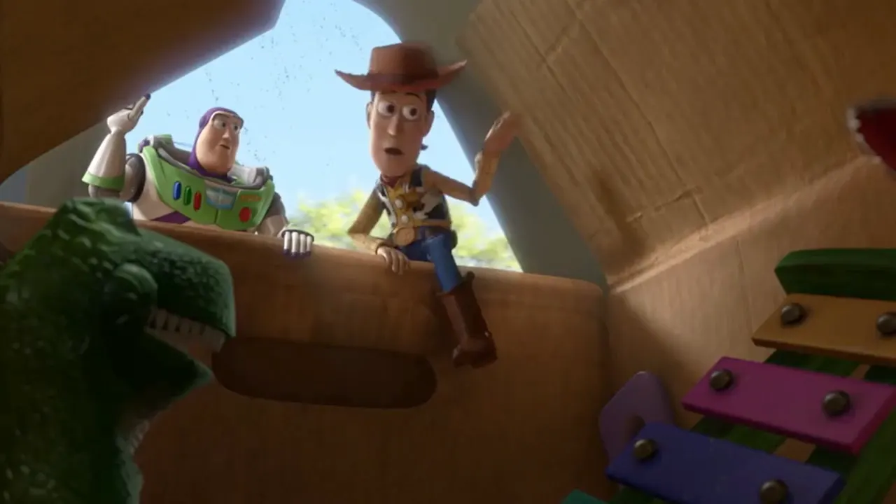HE WAS PUTTING YOU IN THE ATTIC! at 01:34 — WOODY