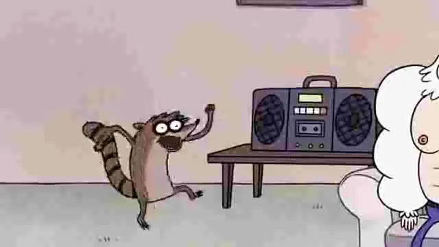 Обычный мультик — Есть идея получше? at 00:11 — RIGBY
